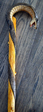Load image into Gallery viewer, Gift Cane Walking Stick Canes Sticks Reed Staff Wood Wooden Hand-Carved Carving Handmade Cane Accessories ( Cobra )