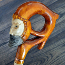 Load image into Gallery viewer, Gift Cane Walking Stick Canes Sticks Reed Staff Wood Wooden Hand-Carved Carving Handmade Cane Accessories ( Magician )
