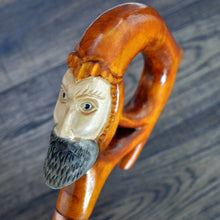 Load image into Gallery viewer, Gift Cane Walking Stick Canes Sticks Reed Staff Wood Wooden Hand-Carved Carving Handmade Cane Accessories ( Magician )