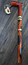 Load image into Gallery viewer, Gift Cane Walking Stick Canes Sticks Reed Staff Wood Wooden Hand-Carved Carving Handmade Cane Accessories ( Eagle )