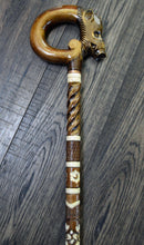 Load image into Gallery viewer, Gift Cane Walking Stick Canes Sticks Reed Staff Wood Wooden Hand-Carved Carving Handmade Cane Accessories ( Boar old )