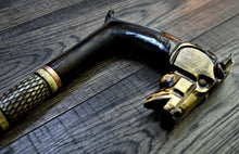 Load image into Gallery viewer, Gift Cane Walking Stick Canes Sticks Reed Staff Wood Wooden Hand-Carved Carving Handmade Cane Accessories ( Horse )