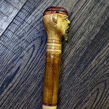 Load image into Gallery viewer, Gift Cane Walking Stick Canes Sticks Reed Staff Wood Wooden Hand-Carved Carving Handmade Cane Accessories ( Pirate )