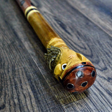 Load image into Gallery viewer, Gift Cane Walking Stick Canes Sticks Reed Staff Wood Wooden Hand-Carved Carving Handmade Cane Accessories ( Pirate )