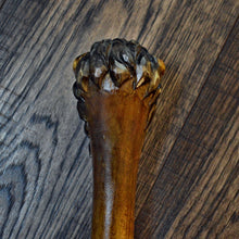 Load image into Gallery viewer, Gift Cane Walking Stick Canes Sticks Reed Staff Wood Wooden Hand-Carved Carving Handmade Cane Accessories ( Lion )