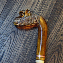 Load image into Gallery viewer, Gift Cane Walking Stick Canes Sticks Reed Staff Wood Wooden Hand-Carved Carving Handmade Cane Accessories ( Monkey )