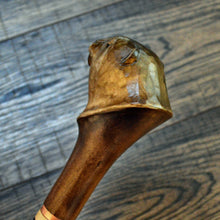 Load image into Gallery viewer, Gift Cane Walking Stick Canes Sticks Reed Staff Wood Wooden Hand-Carved Carving Handmade Cane Accessories ( Beaver )