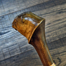 Load image into Gallery viewer, Gift Cane Walking Stick Canes Sticks Reed Staff Wood Wooden Hand-Carved Carving Handmade Cane Accessories ( Beaver )