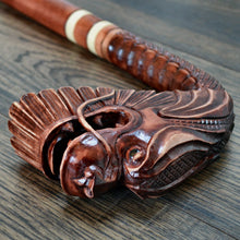 Load image into Gallery viewer, Gift Cane Walking Stick Canes Sticks Reed Staff Wood Wooden Hand-Carved Carving Handmade Cane Accessories ( Dragon old )