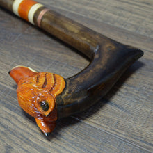 Load image into Gallery viewer, Gift Cane Walking Stick Canes Sticks Reed Staff Wood Wooden Hand-Carved Carving Handmade Cane Accessories ( Fox new )