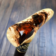 Load image into Gallery viewer, Cane Walking Stick Burl Hybrid Acryl Wood Reed Wooden Walking Cane Sticks Walking Sticks Handcrafted Handmade Cane Exclusive S1
