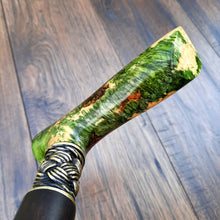 Load image into Gallery viewer, Cane Walking Stick Burl Hybrid Acryl Wood Reed Wooden Walking Cane Sticks Walking Sticks Handcrafted Handmade Cane Exclusive S7
