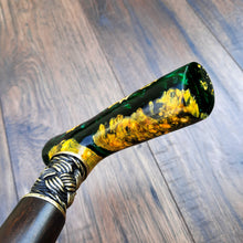 Load image into Gallery viewer, Cane Walking Stick Burl Hybrid Acryl Wood Reed Wooden Walking Cane Sticks Walking Sticks Handcrafted Handmade Cane Exclusive S9
