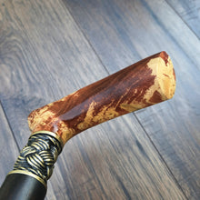 Load image into Gallery viewer, Cane Walking Stick Burl Hybrid Acryl Wood Reed Wooden Walking Cane Sticks Walking Sticks Handcrafted Handmade Cane Exclusive S11
