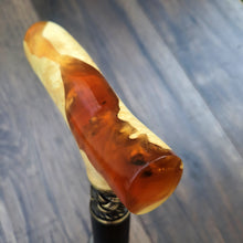 Load image into Gallery viewer, Cane Walking Stick Burl Hybrid Acryl Wood Reed Wooden Walking Cane Sticks Walking Sticks Handcrafted Handmade Cane Exclusive S13
