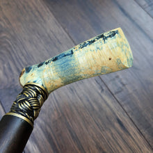 Load image into Gallery viewer, Cane Walking Stick Burl Hybrid Acryl Wood Reed Wooden Walking Cane Sticks Walking Sticks Handcrafted Handmade Cane Exclusive S16
