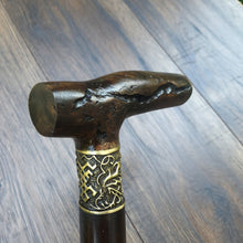Load image into Gallery viewer, Cane Walking Stick Burl Hybrid Acryl Wood Reed Wooden Walking Cane Sticks Walking Sticks Handcrafted Handmade Cane Exclusive S17
