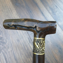 Load image into Gallery viewer, Cane Walking Stick Burl Hybrid Acryl Wood Reed Wooden Walking Cane Sticks Walking Sticks Handcrafted Handmade Cane Exclusive S17
