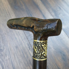 Load image into Gallery viewer, Cane Walking Stick Burl Hybrid Acryl Wood Reed Wooden Walking Cane Sticks Walking Sticks Handcrafted Handmade Cane Exclusive S17
