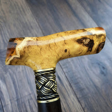 Load image into Gallery viewer, Cane Walking Stick Burl Hybrid Acryl Wood Reed Wooden Walking Cane Sticks Walking Sticks Handcrafted Handmade Cane Exclusive S18
