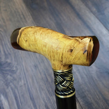 Load image into Gallery viewer, Cane Walking Stick Burl Hybrid Acryl Wood Reed Wooden Walking Cane Sticks Walking Sticks Handcrafted Handmade Cane Exclusive S19
