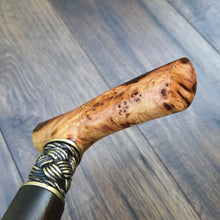 Load image into Gallery viewer, Cane Walking Stick Burl Hybrid Acryl Wood Reed Wooden Walking Cane Sticks Walking Sticks Handcrafted Handmade Cane Exclusive S20
