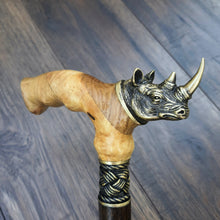 Load image into Gallery viewer, Cane Walking Stick Burl Hybrid Acryl Wood Reed Wooden Walking Cane Sticks Walking Sticks Handcrafted Handmade Cane Exclusive S22
