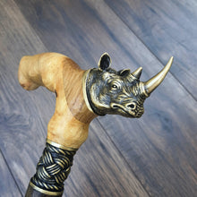 Load image into Gallery viewer, Cane Walking Stick Burl Hybrid Acryl Wood Reed Wooden Walking Cane Sticks Walking Sticks Handcrafted Handmade Cane Exclusive S22
