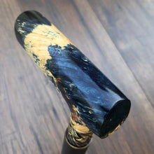Load image into Gallery viewer, Cane Walking Stick Burl Hybrid Acryl Wood Reed Wooden Walking Cane Sticks Walking Sticks Handcrafted Handmade Cane Exclusive S25
