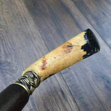 Load image into Gallery viewer, Cane Walking Stick Burl Hybrid Acryl Wood Reed Wooden Walking Cane Sticks Walking Sticks Handcrafted Handmade Cane Exclusive S25
