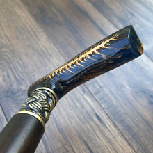 Load image into Gallery viewer, Cane Walking Stick Burl Hybrid Acryl Wood Reed Wooden Walking Cane Sticks Walking Sticks Handcrafted Handmade Cane Exclusive S26
