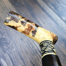 Load image into Gallery viewer, Cane Walking Stick Burl Hybrid Acryl Wood Reed Wooden Walking Cane Sticks Walking Sticks Handcrafted Handmade Cane Exclusive S28
