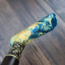 Load image into Gallery viewer, Cane Walking Stick Burl Hybrid Acryl Wood Reed Wooden Walking Cane Sticks Walking Sticks Handcrafted Handmade Cane Exclusive S29
