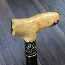 Load image into Gallery viewer, Cane Walking Stick Burl Hybrid Acryl Wood Reed Wooden Walking Cane Sticks Walking Sticks Handcrafted Handmade Cane Exclusive S30
