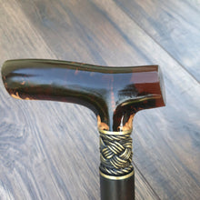 Load image into Gallery viewer, Cane Walking Stick Burl Hybrid Acryl Wood Reed Wooden Walking Cane Sticks Walking Sticks Handcrafted Handmade Cane Exclusive S32
