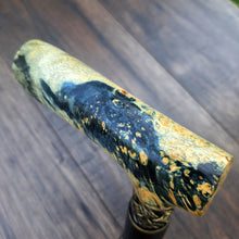 Load image into Gallery viewer, Cane Walking Stick Burl Hybrid Acryl Wood Reed Wooden Walking Cane Sticks Walking Sticks Handcrafted Handmade Cane Exclusive S34
