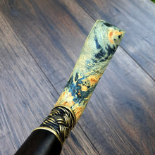 Load image into Gallery viewer, Cane Walking Stick Burl Hybrid Acryl Wood Reed Wooden Walking Cane Sticks Walking Sticks Handcrafted Handmade Cane Exclusive S34
