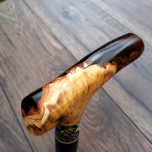 Load image into Gallery viewer, Cane Walking Stick Burl Hybrid Acryl Wood Reed Wooden Walking Cane Sticks Walking Sticks Handcrafted Handmade Cane Exclusive S35
