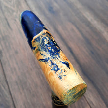 Load image into Gallery viewer, Cane Walking Stick Burl Hybrid Acryl Wood Reed Wooden Walking Cane Sticks Walking Sticks Handcrafted Handmade Cane Exclusive S36
