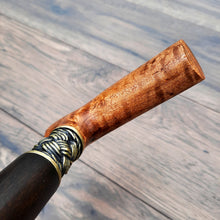 Load image into Gallery viewer, Cane Walking Stick Burl Hybrid Acryl Wood Reed Wooden Walking Cane Sticks Walking Sticks Handcrafted Handmade Cane Exclusive S41
