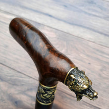 Load image into Gallery viewer, Cane Walking Stick Burl Hybrid Acryl Wood Reed Wooden Walking Cane Sticks Walking Sticks Handcrafted Handmade Cane Exclusive S45
