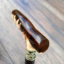 Load image into Gallery viewer, Cane Walking Stick Burl Hybrid Acryl Wood Reed Wooden Walking Cane Sticks Walking Sticks Handcrafted Handmade Cane Exclusive S55
