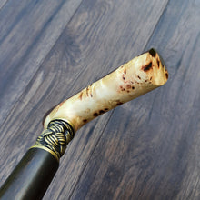 Load image into Gallery viewer, Cane Walking Stick Burl Hybrid Acryl Wood Reed Wooden Walking Cane Sticks Walking Sticks Handcrafted Handmade Cane Exclusive S55
