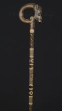 Load and play video in Gallery viewer, Gift Cane Walking Stick Canes Sticks Reed Staff Wood Wooden Hand-Carved Carving Handmade Cane Accessories ( Boar old )
