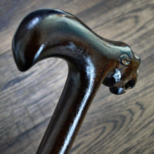 Load image into Gallery viewer, Gift Cane Walking Stick Canes Sticks Reed Staff Wood Wooden Hand-Carved Carving Handmade Cane Accessories ( Jaguar )
