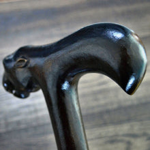 Load image into Gallery viewer, Gift Cane Walking Stick Canes Sticks Reed Staff Wood Wooden Hand-Carved Carving Handmade Cane Accessories ( Jaguar )
