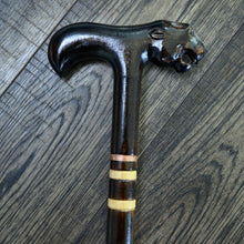 Load image into Gallery viewer, Gift Cane Walking Stick Canes Sticks Reed Staff Wood Wooden Hand-Carved Carving Handmade Cane Accessories ( Jaguar )
