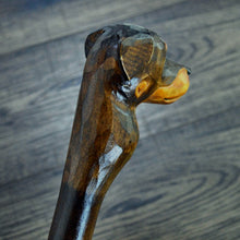 Load image into Gallery viewer, Gift Cane Walking Stick Canes Sticks Reed Staff Wood Wooden Hand-Carved Carving Handmade Cane  Accessories ( Rottweiler )
