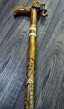 Load image into Gallery viewer, Gift Cane Walking Stick Canes Sticks Reed Staff Wood Wooden Hand-Carved Carving Handmade Cane Accessories ( Elephant )
