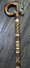 Load image into Gallery viewer, Gift Cane Walking Stick Canes Sticks Reed Staff Wood Wooden Hand-Carved Carving Handmade Cane Accessories ( Boar new )
